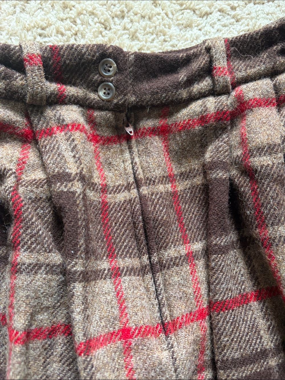 Vintage Ralph Lauren Plaid Skirt - Picture 5 of 5